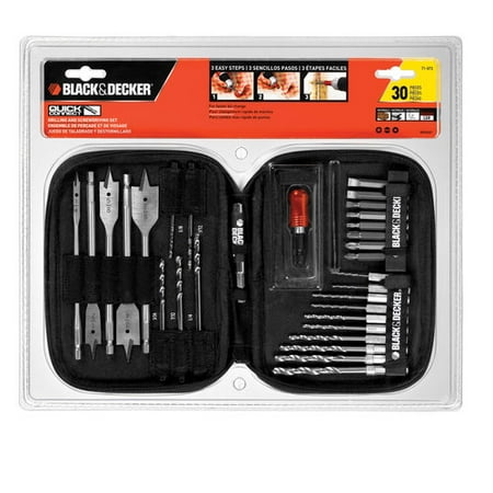 UPC 028877454856 product image for BLACK+DECKER 71-973 Quick Connect Drill/Driver Bit Set, 30 Pieces | upcitemdb.com