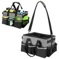 thumbnail image 6 of Wearable Cleaning Caddy Bag with Handle and Adjustable Shoulder Strap and 5 Compartments Large Cleaning Supplies Organizer Bag Portable Cleaning Supply Tote Bag for Cleaners Housekeepers, 6 of 12