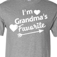 thumbnail image 4 of Inktastic I'm Grandma's Favorite with Arrow and Hearts T-Shirt, 4 of 5