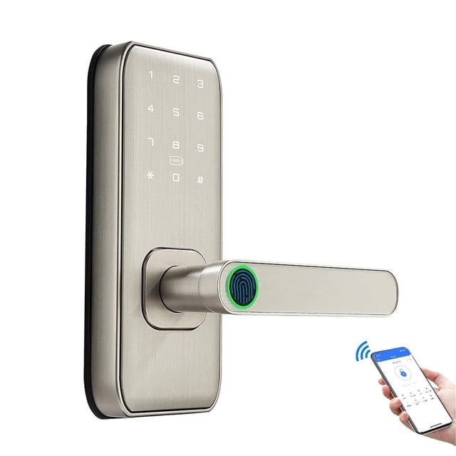 Smart Fingerprint Password RFID Card US Deadbolt Lock ,Easy to Use