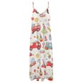 thumbnail image 3 of Fire Engine Car Truck Sleeveless Dress Woman Fashion Long Dresses Women's Summer Suit Dress Summer 2025 Women, 3 of 6