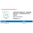 thumbnail image 2 of Timing Cover Gasket Set - Compatible with 1975 - 1979 Nissan 620 2.0L 4-Cylinder 1976 1977 1978, 2 of 2