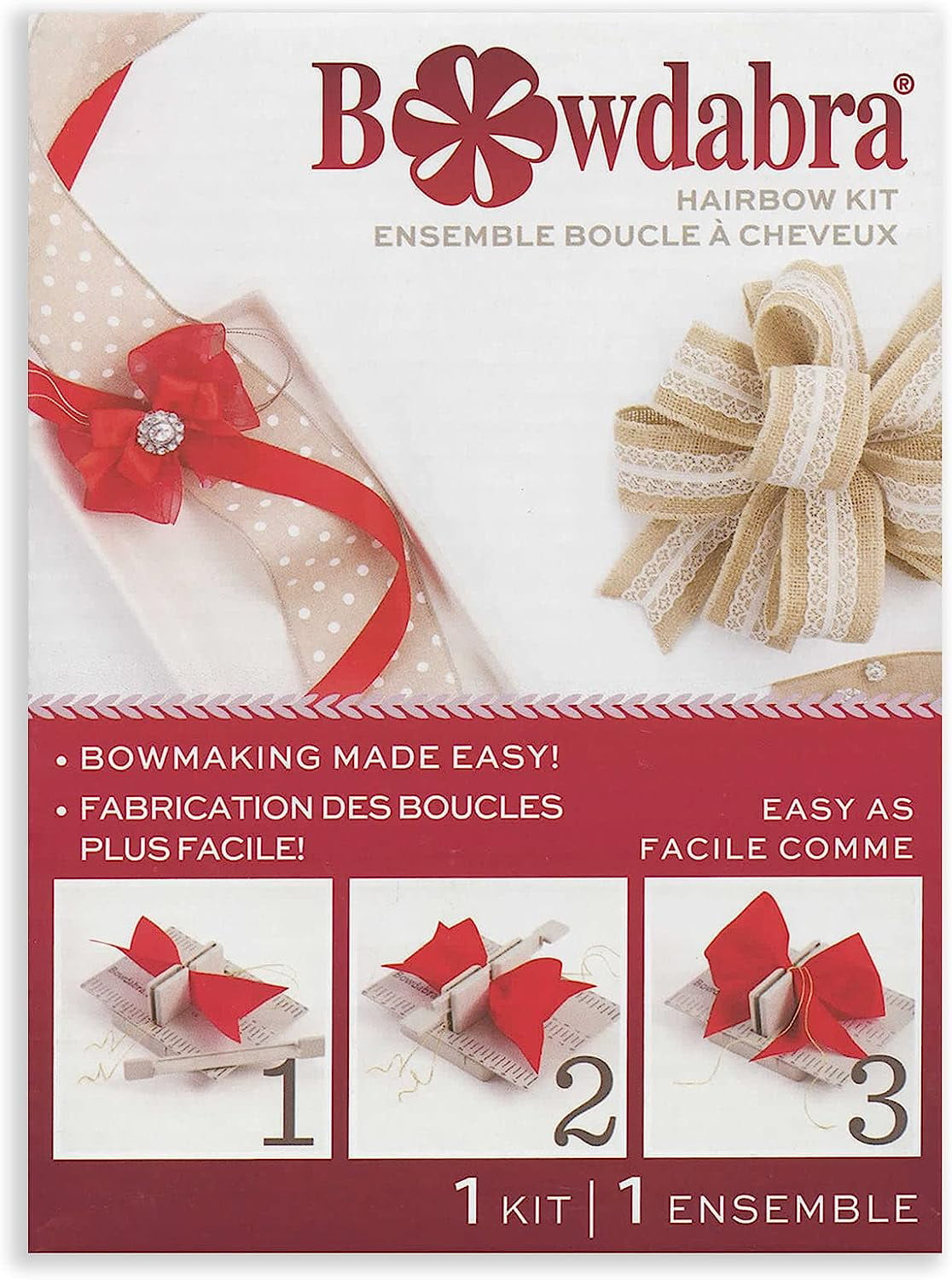 Bowdabra Bow Maker System Tool for Weddings Gifts Crafts