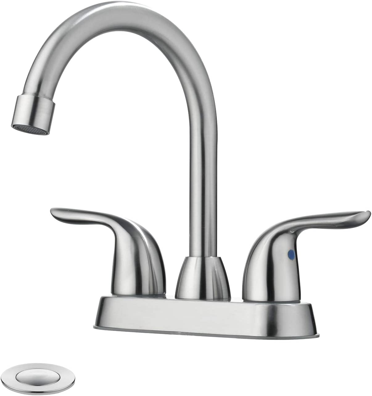 Brushed Nickel Bathroom Sink Faucet, Brushed Nickel Bathroom Faucet 4