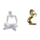 thumbnail image 1 of Estatua Creativa Abstracta De Caballo De Pie Pensador, Escultura Artesanal Para Sala De Estar, Decoración De Mesa, Hecha A Mano Para Hoteles, Estanterías, Chimeneas, Ligera., 1 of 8