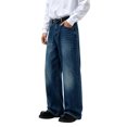 thumbnail image 2 of GrmtClth Mens Baggy Jeans Y2k Wide Leg Loose Fit Jeans Streetwear Denim Washed Hip Hop Pants Trendy Relaxed Fit Grunge Pants 2XL, 2 of 6