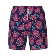 thumbnail image 5 of Rocae Rose Flowers for Men's Swim Trunks Quick Dry With Two Side Pockets and One Lined Patch PocketMedium, 5 of 9