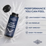 THEMANCODE Hair Styling Powder for Men & Son, Volumizing & Texturizing Powder, Long-Lasting Invisible Hold, Non-Sticky, Best for Short to Medium Hair, Father’s Day Gift for Him, Dad & Son, 1 oz