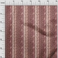 thumbnail image 3 of oneOone Cotton Cambric Maroon Fabric Asian Dabu Print Quilting Supplies Print Sewing Fabric By The Yard 42 Inch Wide, 3 of 4