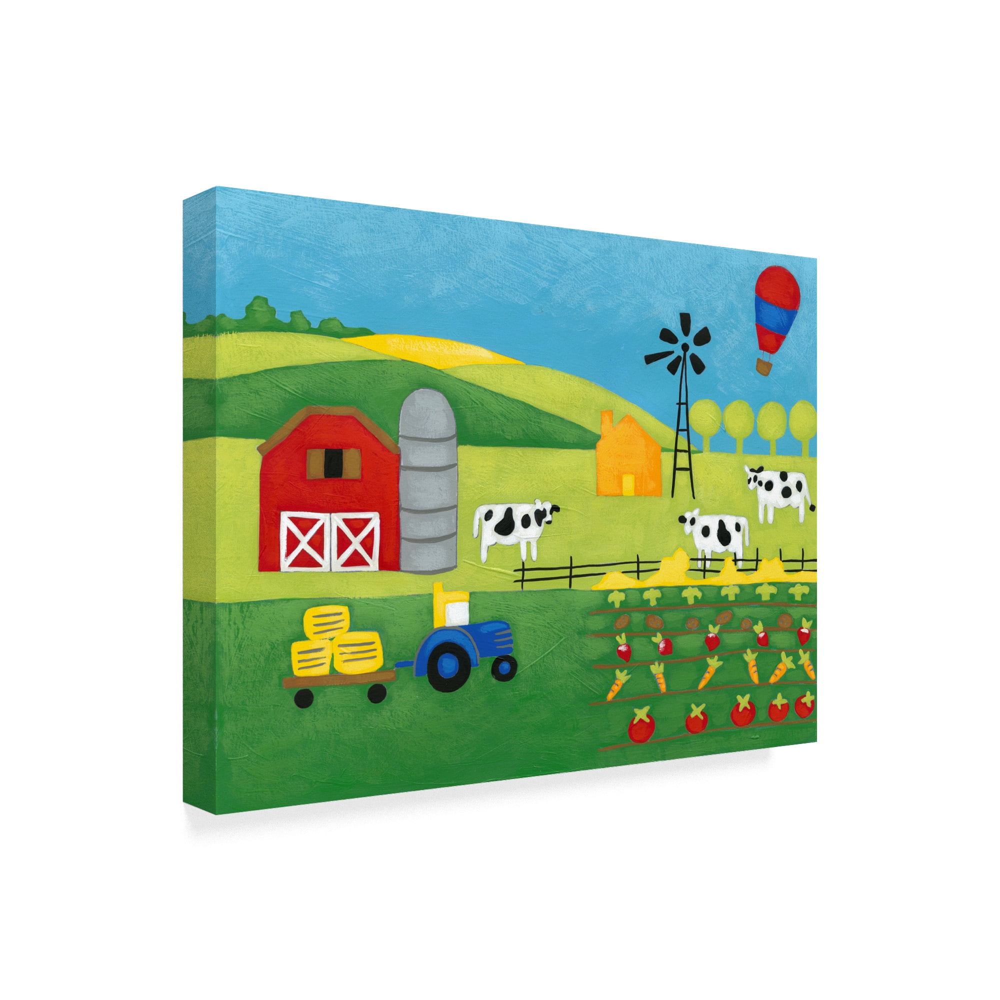 Trademark Fine Art 'Storybook Farm' Canvas Art by Chariklia Zarris