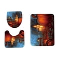 thumbnail image 5 of Vggrvlo Halloween 3 Set of Kitchen Rugs Mats for Floor Non Slip Extra Thick Chenille Door Mat Machine Washable Bath Mats Halloween Decorations, 5 of 6