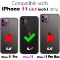 thumbnail image 2 of Phone Case for iPhone 11 6.1 Wallet Cover with Tempered Glass Screen Protector and RFID Blocking Ring Card Holder ID Cell Accessories iphone11case iPhone11 i Phone11 11s XI 11R Women Rose Gold, 2 of 11