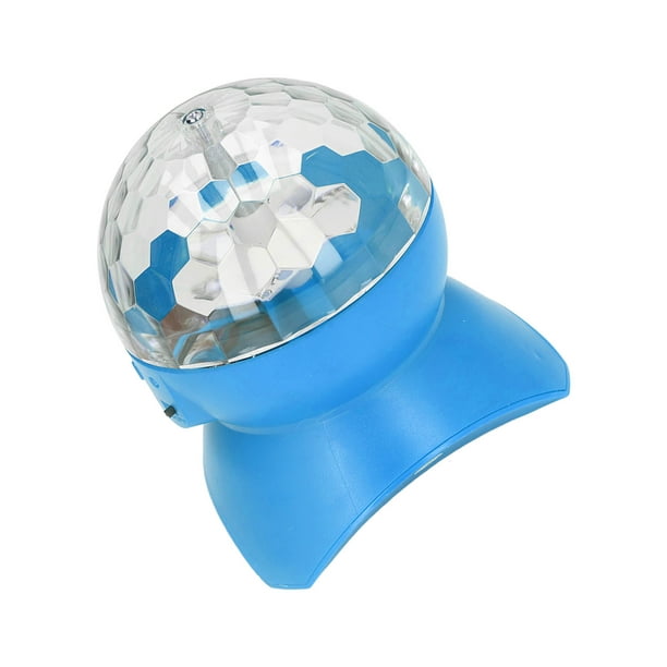 Boule Disco Lumière Rotative, Coloré Antidérapant Son Clair Coque ABS Mini  USB Charge Haut-Parleur Mobile Boule Disco Pour Scène Bleu 