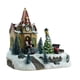 thumbnail image 3 of Escultura de estatuilla de casa de pueblo navideña iluminada, escena de pueblo navideño, regalo de Navidad, estatua decorativa para estante de, 3 of 8