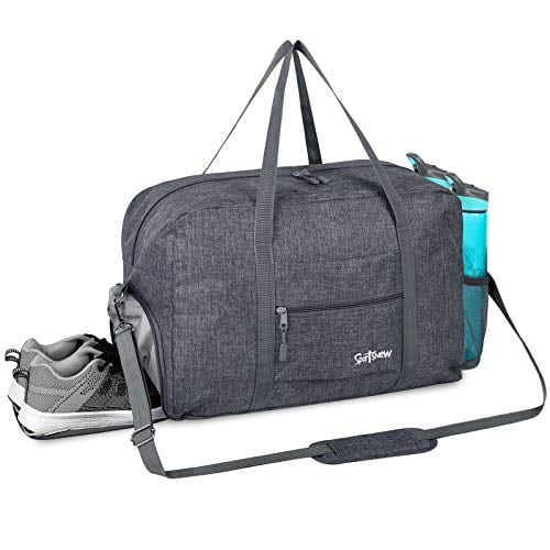 Travel Duffel Bag Sports Gym Bag with Wet Pocket & Shoes Compartment 