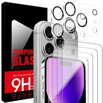 Screen Protector for iPhone 17 Pro[4 2 Pack] 4 tempered glass screen protectors   2 lens protectors, anti-Fingerprint, HD tempered glass, 9H Ultra-High Hardness, Drop and Scratch Resistance
