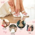 thumbnail image 5 of Uxcell 4-Pack Bow Shoe Clips, Satin Elegant Detachable Shoe Buckle Bridal Bow Heels Accessories [Pink], 5 of 7