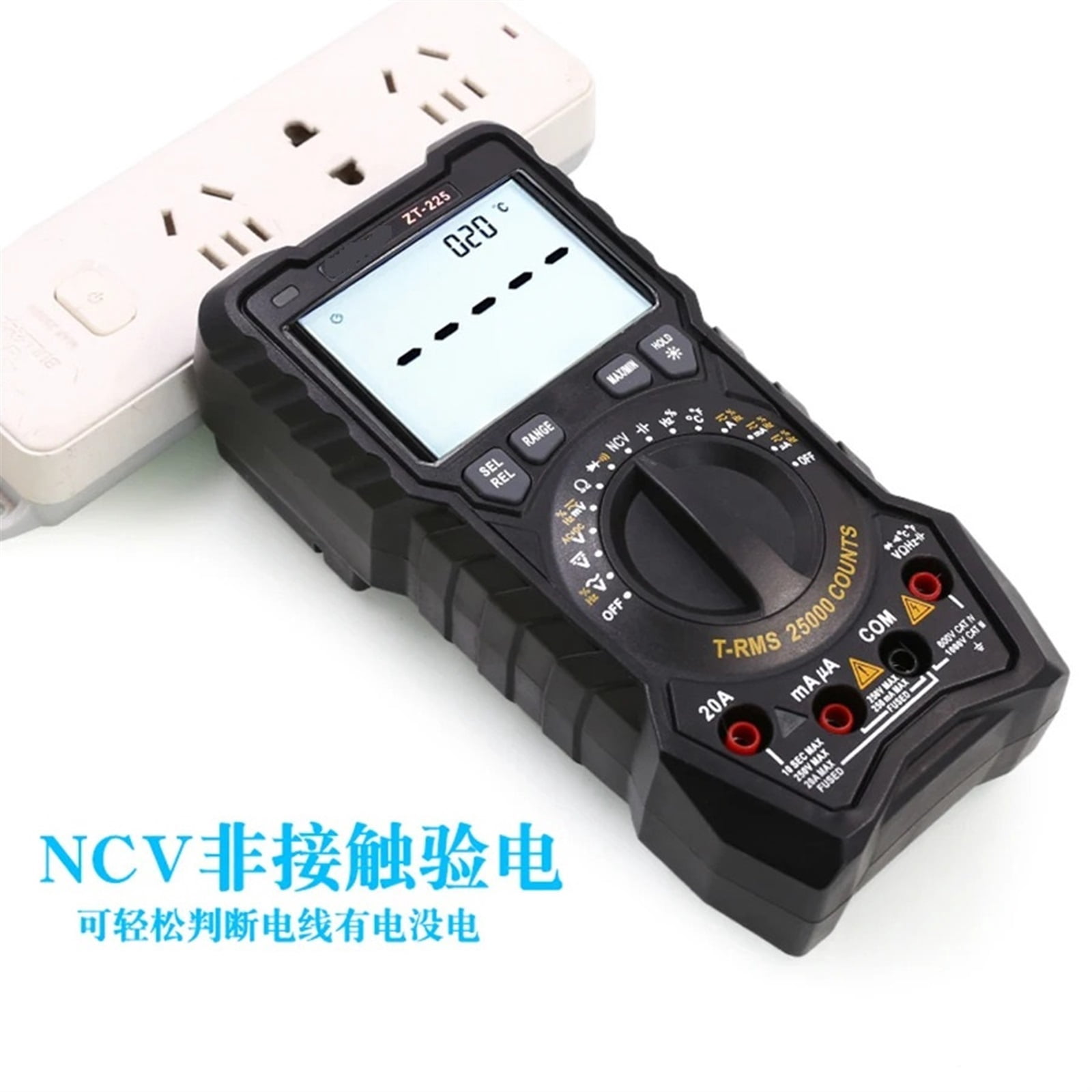 25000 Count ZT-225 High Precision Automatic Range Intelligent Multimeter, Universal Meter ,Accurate and Speed