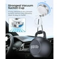 thumbnail image 4 of LRSE Magnetic Car Phone Holder, Vacuum Adsorption Car Mount, 360° Rotatable and Foldable,for All Cell Phones and Car Models,White, 4 of 6