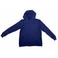 thumbnail image 2 of Modern Canvas Women's Long Sleeve V-Neck Cotton Terry Fray Hem Pullover Hoodie (Blueberry, L), 2 of 2