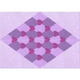thumbnail image 1 of Ahgly Company Indoor Rectangle Patterned Tyrian Purple Area Rugs, 4' x 6', 1 of 6