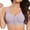 Purple, variant on Plus size Bras for Women Front Closure Skin Friendly Comfort Bra For Seniors Wireless Bras