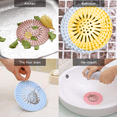 thumbnail image 4 of Tapón de pelo de silicona duradero, cubiertas de drenaje para ducha, fácil de instalar y limpiar, traje para bañera y baño, 4 of 5