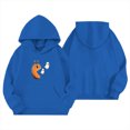 thumbnail image 4 of XUANTAOO Boys Girls Halloween Outfit Cute cartoon style Long Sleeves Sweatshirt Pullover Fall Fashion Sweatshirt Hoodies for Girls Boys 10-11 Years, 4 of 5