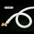 thumbnail image 4 of Uxcell Universal Air Conditioner Drain Hose 16mm ID 3.3ft with Clamp, White, 4 of 7