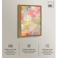thumbnail image 2 of Salt And Berries Colorful Abstract Canvas Wall Art by Art Remedy, Gold Floater Frame, 30"x45", 2 of 7