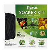 Flexon 100ft 20-Piece Garden Soaker Hose Kit