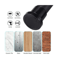 thumbnail image 4 of Barra Extensible Para Cortina De Ducha De Baño De 80 A 240cm Belug Negro, 4 of 5
