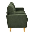 thumbnail image 4 of 67.7" Wide Mid-Century Modern Upholstered Tufted Loveseat Sofa With Wooden Legs, 4 of 5