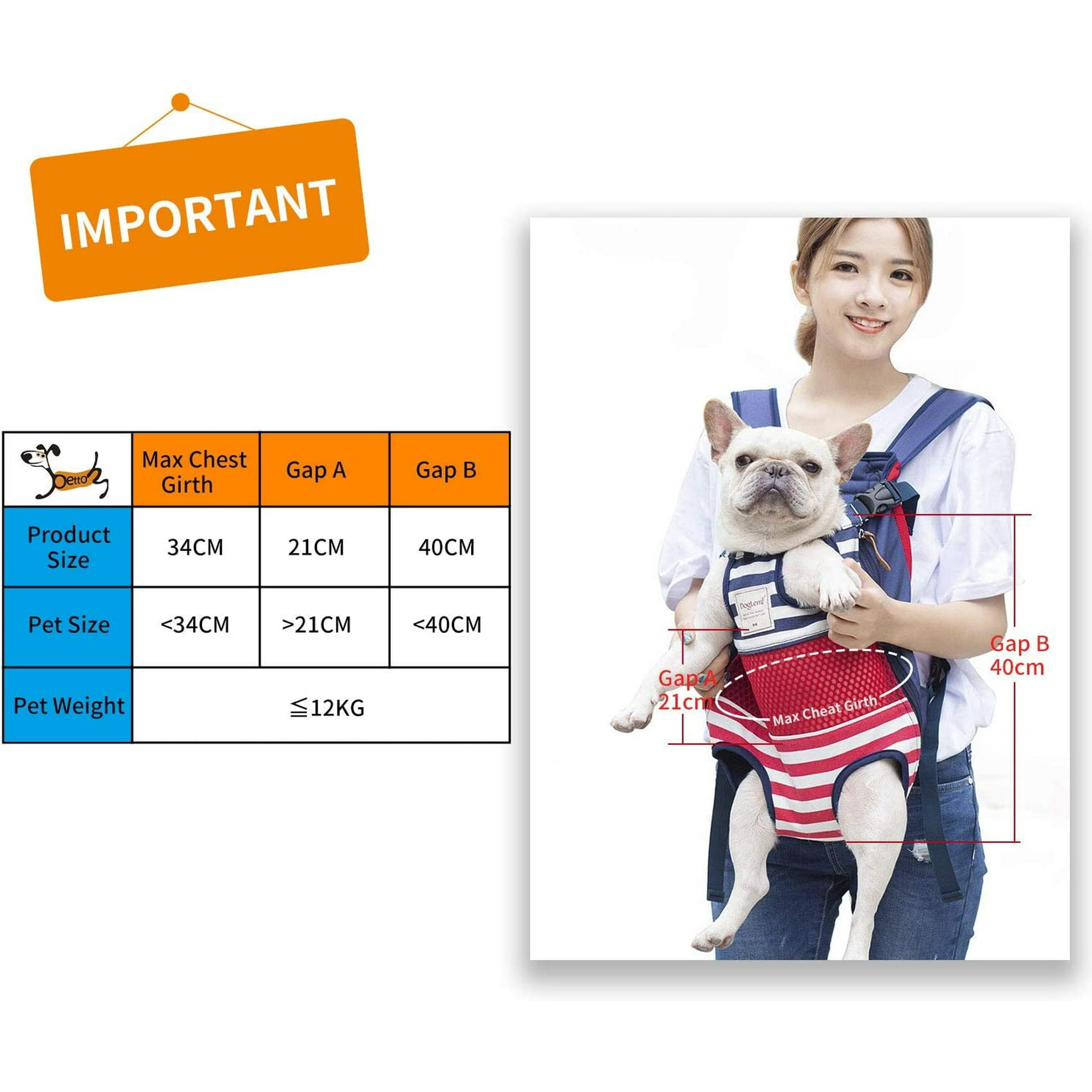 Dog belly carrier discount