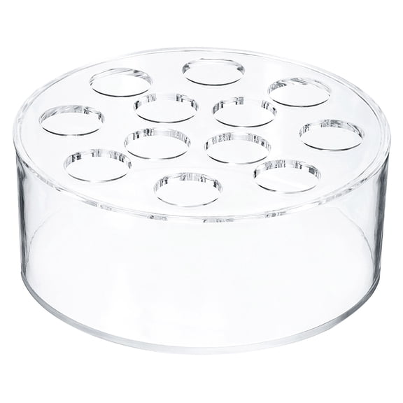 Uxcell Acrylic Flower Vase 6 Inch Round Floral Centerpiece for Dining Table
