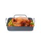 thumbnail image 1 of BLACK+DECKER Sartén Grande para Pavo con Rejilla, Sartén para Hornear de Acero Al Carbono de 0,8 Mm con Revestimiento Cerámico Antiadherente, Sartén para Cocinar para hasta 16 lb. Pavo, Rejilla en Forma de U Incluida, Mangos de Acero Inoxidable, 1 of 1