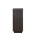 thumbnail image 5 of Gzxs Vintage Wine Bar Cabinet w/2 Door, Kitchen Coffee Bar Station w/ Wine & Glass Rack, Adjustable Shelves, Rustic Buffet Sideboard for Dining Room, 47"L x 16"W x 35"H, Espresso, 5 of 6