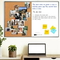 thumbnail image 6 of Cork Board White Board Combo, 36 x 24 Inch Bulletin Board, Magnetic Dry Erase Board & Corkboard for Wall, Vision Board for Home, Office, School, Black Frame, 6 of 7