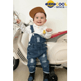 thumbnail image 3 of Overoles Vaquero con Bolsillo y Pechera Para Bebé Niña y Niño, Ropa de Trabajo Unisex, KIDSCOOL SPACE, 3-4 Años, 3 of 7