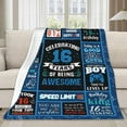 thumbnail image 2 of LHSHID 16 Year Old Boy Birthday Gift Ideas Best 16 Year Old Boy Gifts 16 Year Old Boy Birthday Gifts Kids Blanket Warm Flannel Throw Blankets Gift 30"x40", 2 of 7