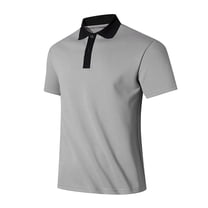 ZVNAΖH Mens Casual Polo Shirts Short Sleeve Button Golf Slim Fit Shirt Summer Tops Performance Moisture Wicking Casual Workout