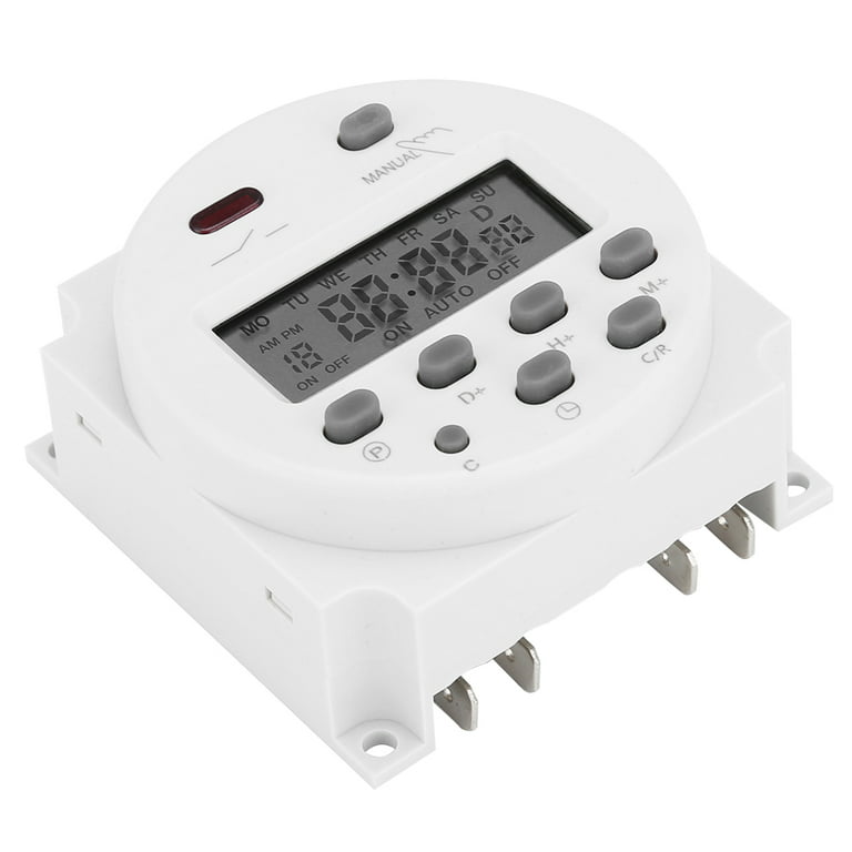 DOACT CN101A DC 12V Mini LCD Digital Microcomputer Control Power Timer  Switch, Control Power Timer Switch, Time switch Relay 