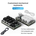 thumbnail image 2 of Mechanical Multifunctional Gaming Keyboard Home Portable USB Driver Free Mini Keypad Programmable Key Board Desktop PC Laptop Black, 2 of 9