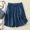 QR1_Blue, variante sur Meichang Shorts en Lin pour Femmes Taille Élastique Jambe Grand Shorts Bermuda Vintage Dentelle Creuse Shorts de Plage Poches Amples Shorts d'Été Décontractés