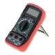thumbnail image 2 of Multímetro digital portátil Multímetro electricista con funda de silicona rojo Soledad Probador de multímetro digital, 2 of 10