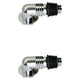 thumbnail image 2 of Conector de desagüe de suelo Advancent para lavadora repuesto Esquina Recta 2Conjunto, 2 of 6