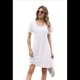 thumbnail image 2 of Vestido de Verano Plisado para Mujer, Informal, de Corta, con Bolsillos, para Vacaciones, Playa, , Talla M, 2 of 9