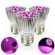 thumbnail image 2 of Bombillas E27 de 28 W para plantas, de espectro completo, para cultivo en interiores, hidropónicas, para flores, paquete de 4, 2 of 4