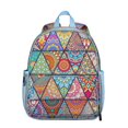 thumbnail image 1 of Student Backpack with Vintage Flair – Rustic Boho Antique Print for Elementary Students, Water-Repellent and Lightweight, 1 of 6