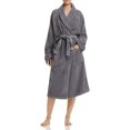 thumbnail image 1 of Hudson Park Collection Womens Fiber Dye Robes, Gray, Small/Medium, 1 of 3